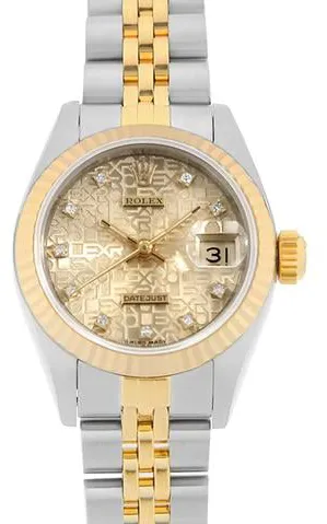 Rolex Datejust 69173G 26mm Yellow gold and Stainless steel Champagne