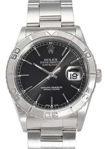 Rolex Datejust Turn-O-Graph 16264 36mm Stainless steel Black