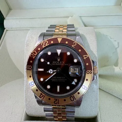 Rolex GMT-Master 16753 Yellow gold and Stainless steel Brown