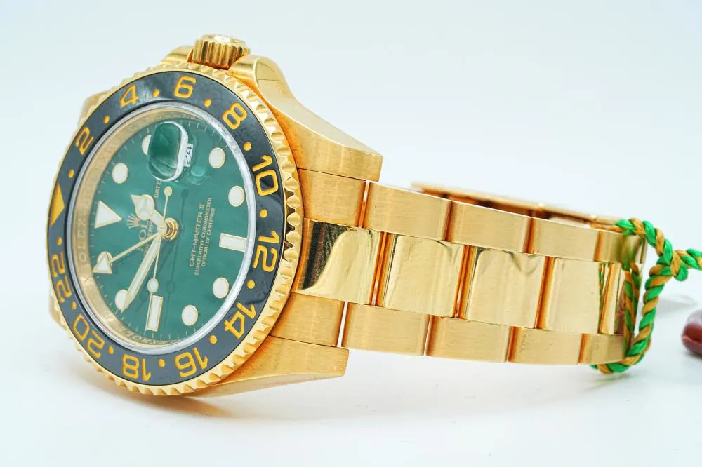 Rolex GMT-Master II 116718 40mm Ceramic and 18k yellow gold Green 1