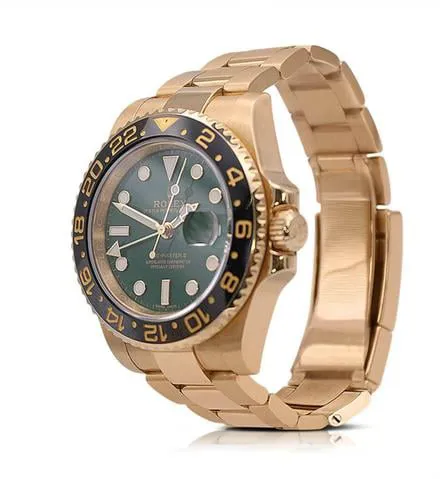 Rolex GMT-Master II 116718 40mm Yellow gold Green 1