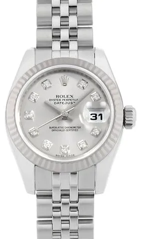 Rolex Lady-Datejust 179174G 26mm Yellow gold and Stainless steel Gray