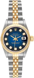 Rolex Datejust 69173 Stainless steel Blue