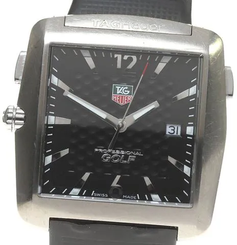 TAG Heuer Professional Golf Watch WAE1111-0 36mm Stainless steel Black