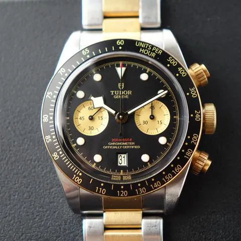 Tudor Black Bay Chrono S&G M79363N-0001 41mm Yellow gold and Stainless steel Black