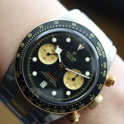 Tudor Black Bay Chrono S&G M79363N-0001 41mm Yellow gold and Stainless steel Black 1