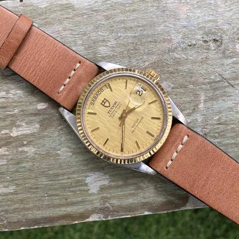 Tudor Prince Date 94613 35mm Yellow gold and Stainless steel Linen 3