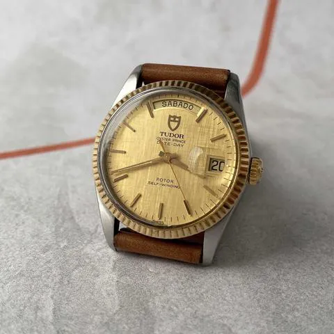 Tudor Prince Date 94613 35mm Yellow gold and Stainless steel Linen 4