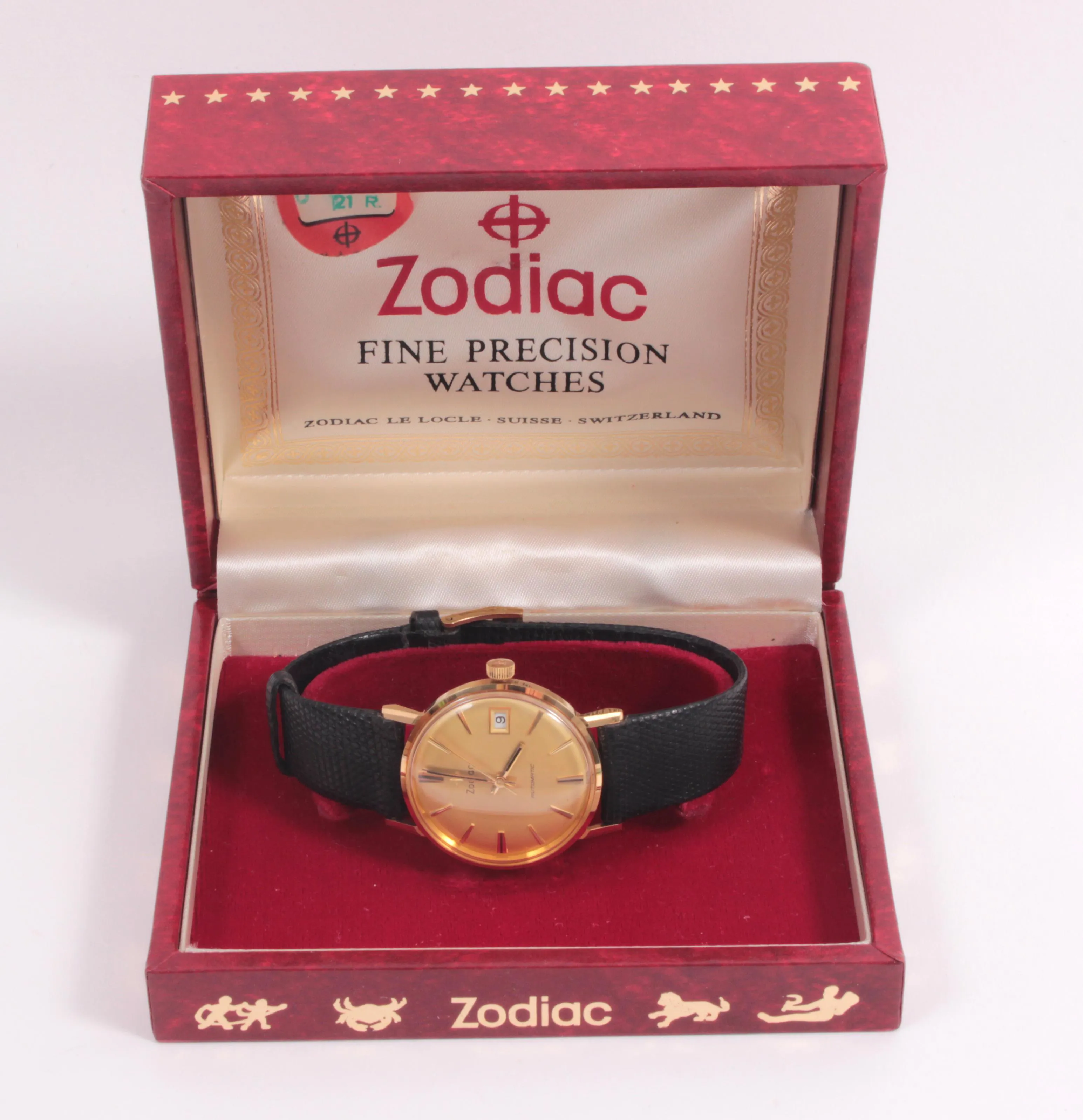 Zodiac 725-401B 34mm Yellow gold 2