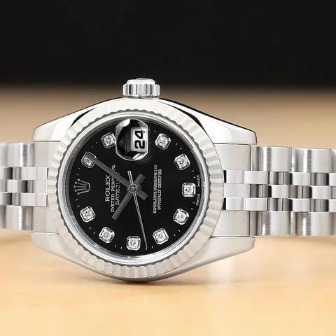 Rolex Lady-Datejust 179174 26mm Stainless steel Black 2