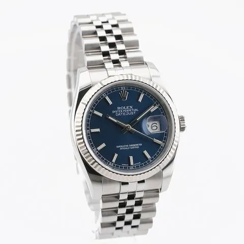 Rolex Datejust 36 116234 36mm Yellow gold and Stainless steel Blue 14