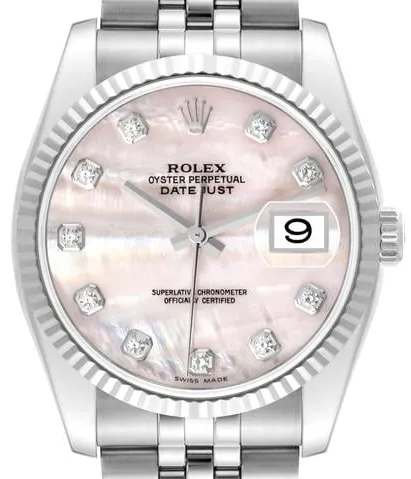 Rolex Datejust 36 116234 36mm Stainless steel Mother-of-pearl