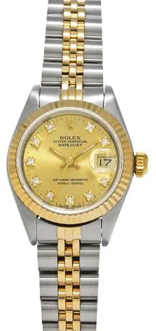 Rolex Datejust 69173G 26mm Stainless steel Champagne