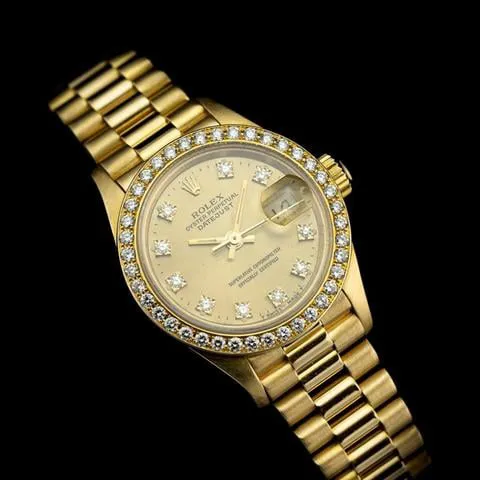 Rolex Lady-Datejust 69138 26mm Yellow gold Champagne 1