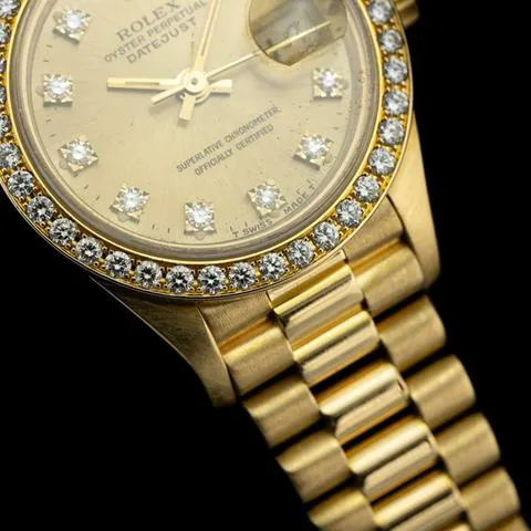 Rolex Lady-Datejust 69138 26mm Yellow gold Champagne 3