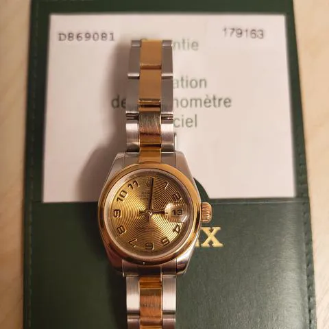 Rolex Lady-Datejust 179163 26mm Yellow gold and Stainless steel Gold 3