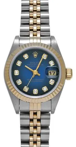 Rolex Datejust 69173G 26mm Stainless steel Blue