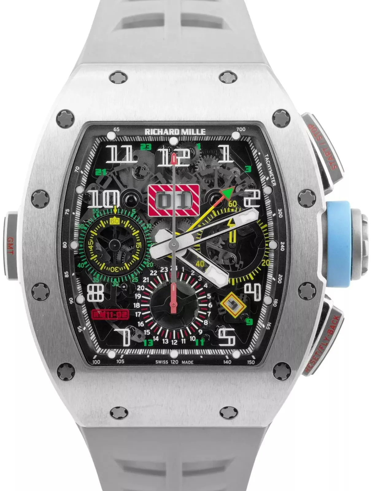 Richard Mille RM11-02 RM 11-02 50mm Titanium Skeletonized