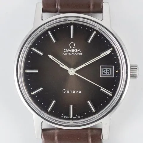 Omega Genève 166.0163 35mm Stainless steel Brown