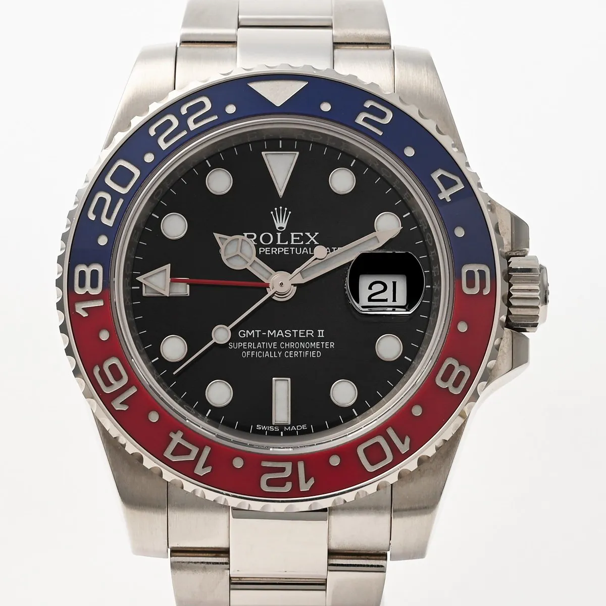 Rolex GMT-Master II 116719BLRO 40mm White gold Black