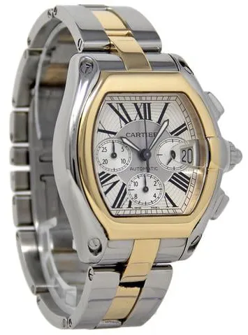 Cartier Roadster W62027Z1 48mm Stainless steel Silver 4