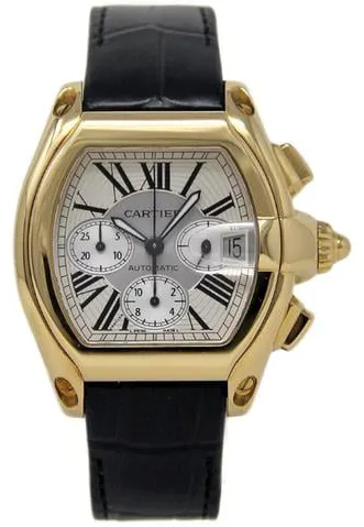 Cartier Roadster 2619 48mm Yellow gold Silver 1