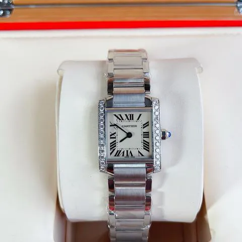 Cartier Tank Française W4TA0008 Stainless steel Silver