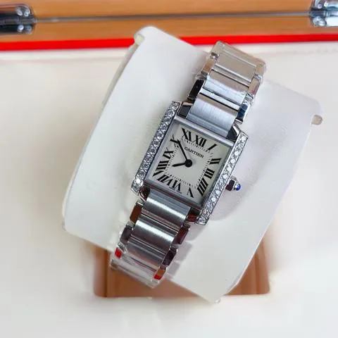 Cartier Tank Française W4TA0008 Stainless steel Silver 2