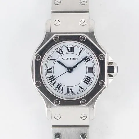 Cartier Santos 0906 25mm Stainless steel White