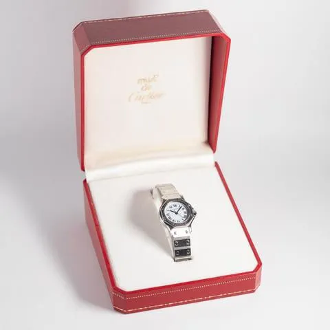 Cartier Santos 0906 25mm Stainless steel White 1