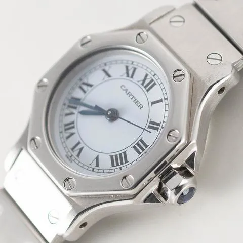 Cartier Santos 0906 25mm Stainless steel White 3