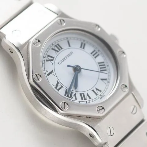 Cartier Santos 0906 25mm Stainless steel White 4