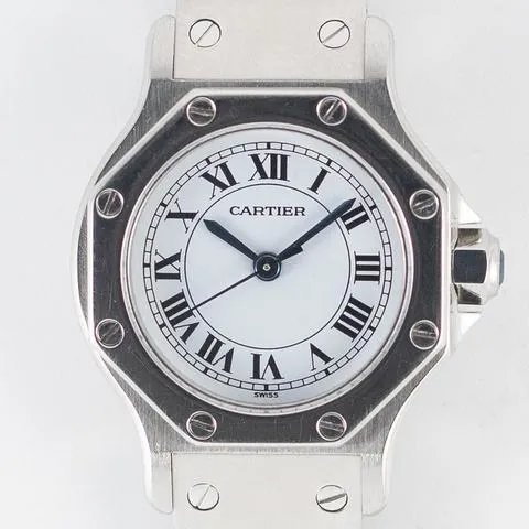 Cartier Santos 0906 25mm Stainless steel White 8