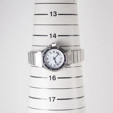 Cartier Santos 0906 25mm Stainless steel White 14