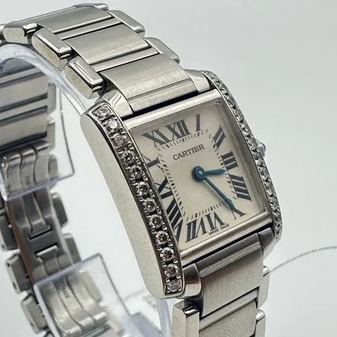 Cartier Tank Française W51008Q3 Stainless steel White 3