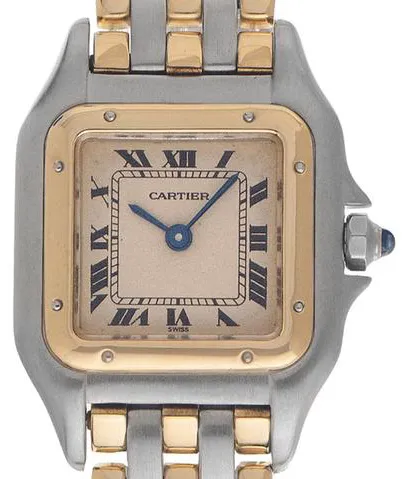 Cartier Panthère 6692 30mm Yellow gold and Stainless steel White