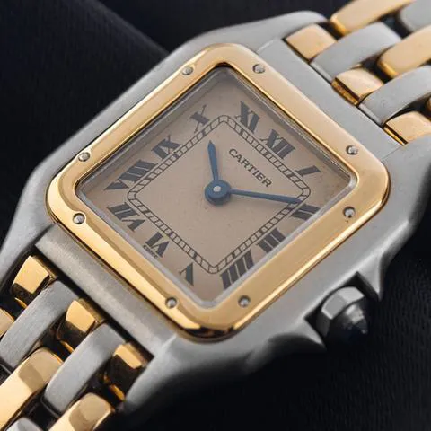 Cartier Panthère 6692 30mm Yellow gold and Stainless steel White 2