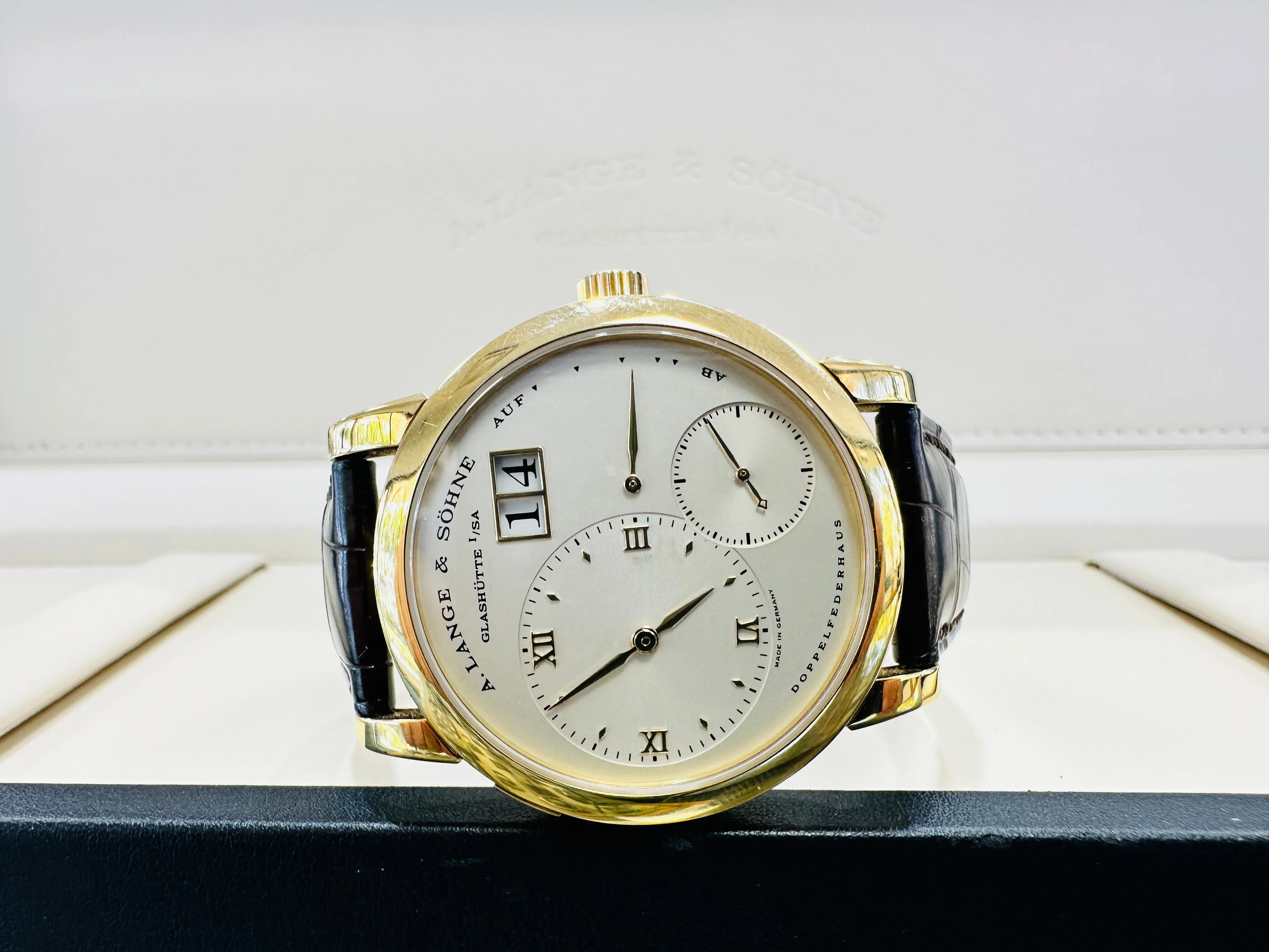 A. Lange & Söhne Lange 1 101.021 38.5mm Yellow gold Silver 1