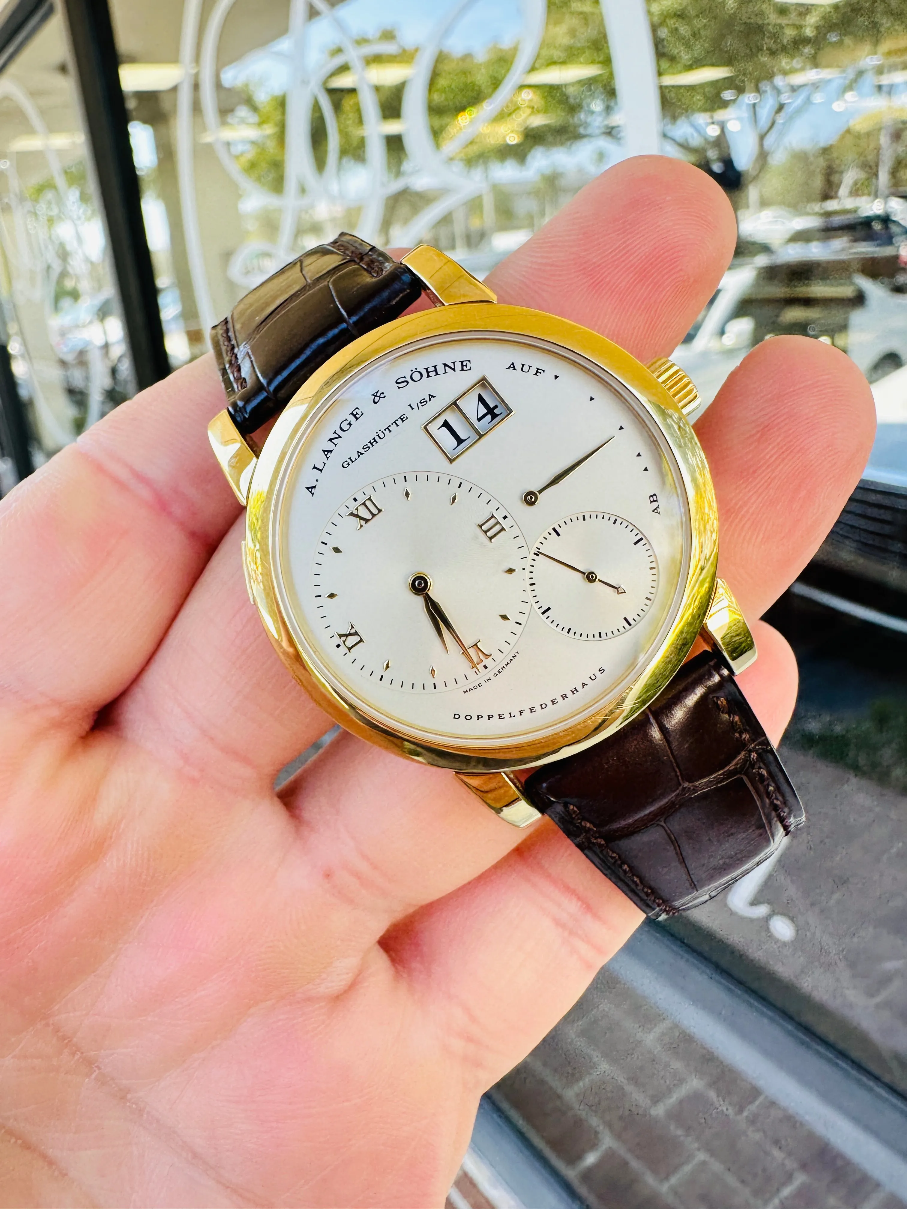 A. Lange & Söhne Lange 1 101.021 38.5mm Yellow gold Silver 4