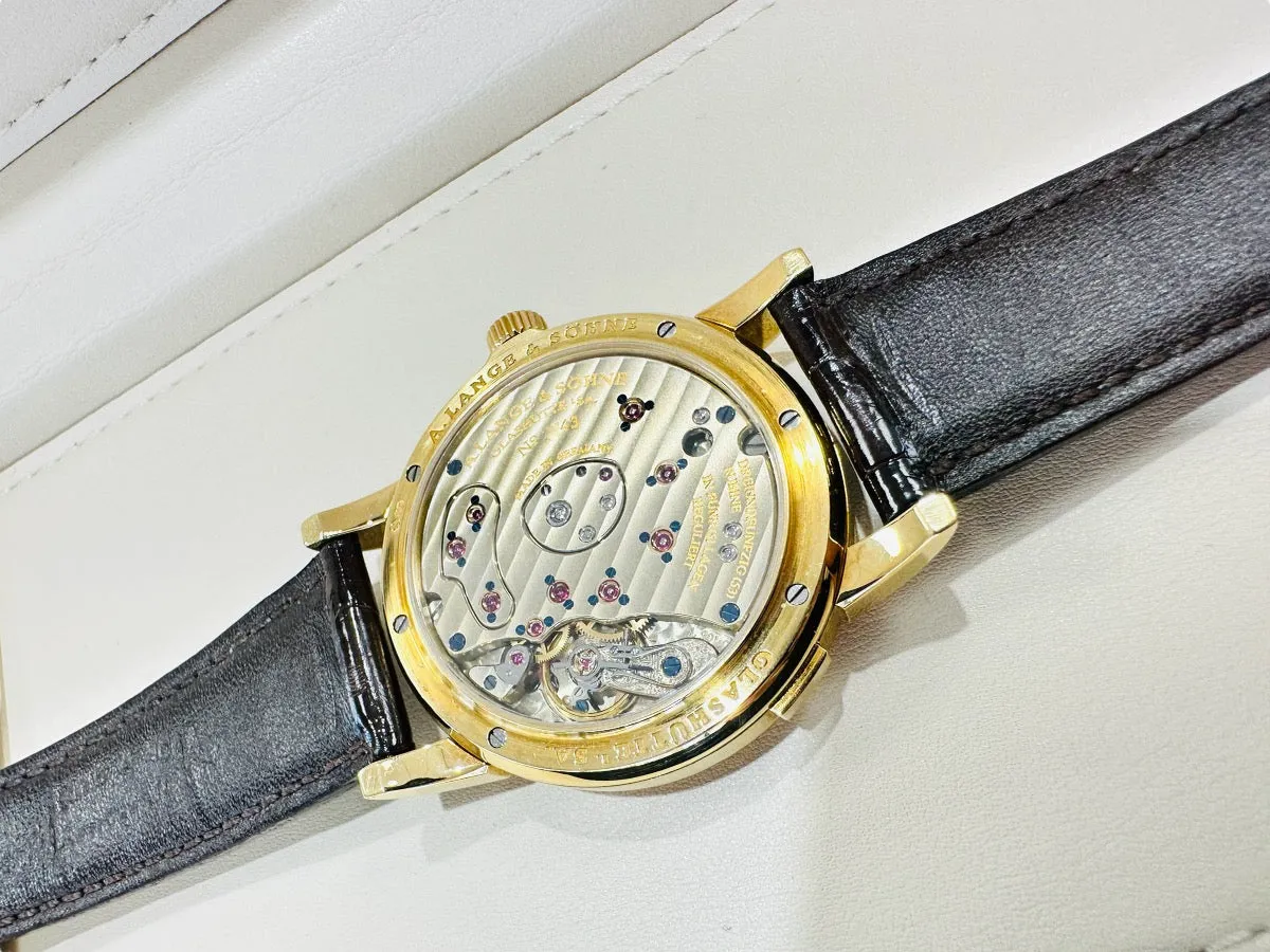 A. Lange & Söhne Lange 1 101.021 38.5mm Yellow gold Silver 15