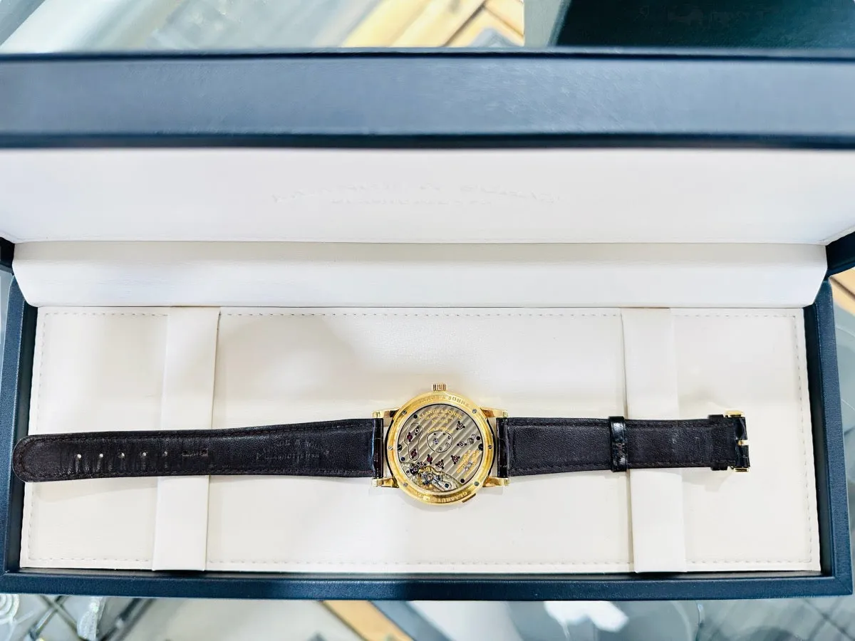 A. Lange & Söhne Lange 1 101.021 38.5mm Yellow gold Silver 16