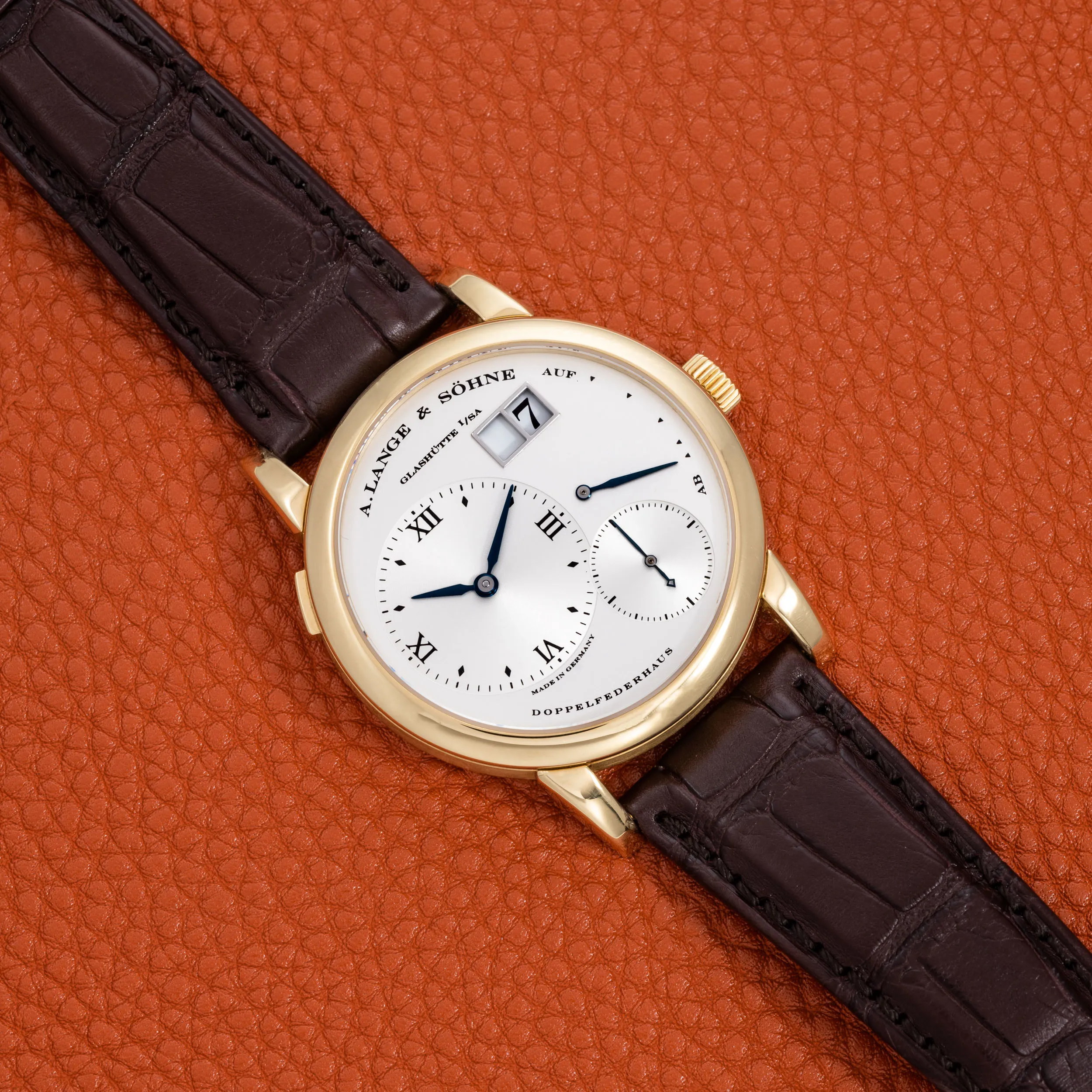 A. Lange & Söhne Lange 1 40990412/AS05985 38.5mm Yellow gold and 18k yellow gold Silver