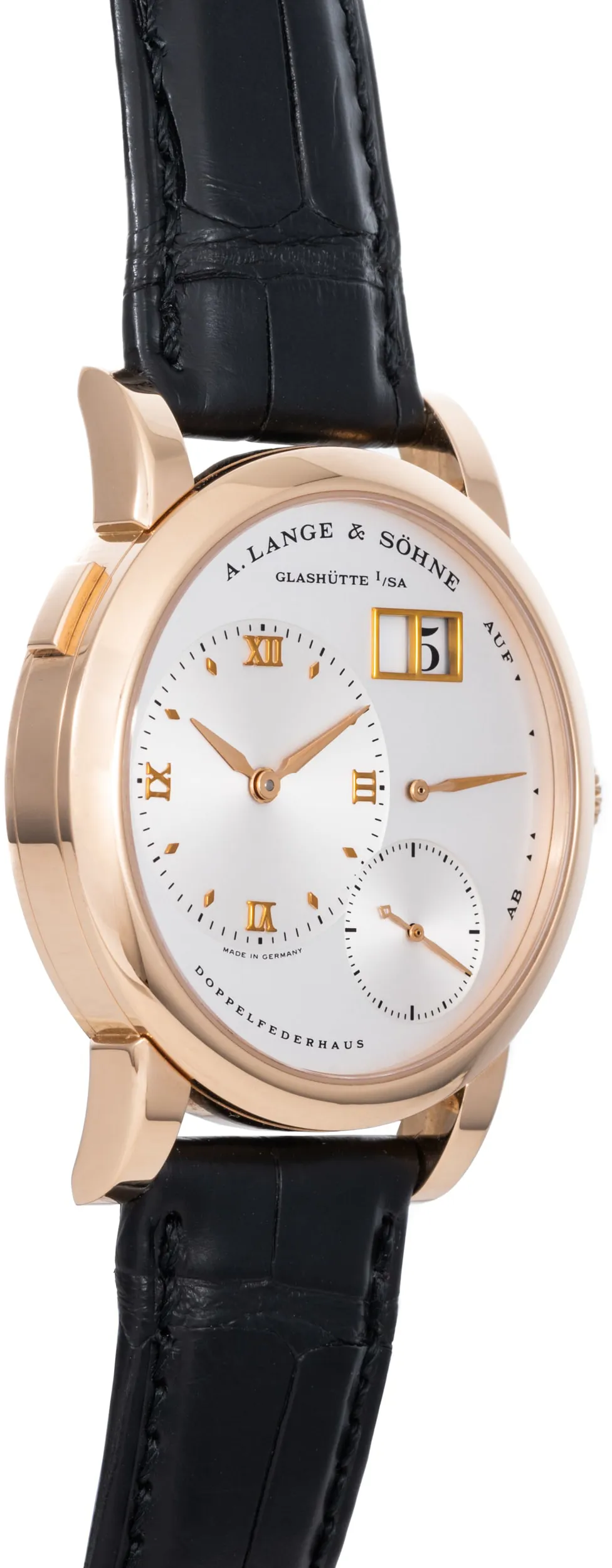 A. Lange & Söhne Lange 1 40990880/AS06387 38.5mm Rose gold Silver 2