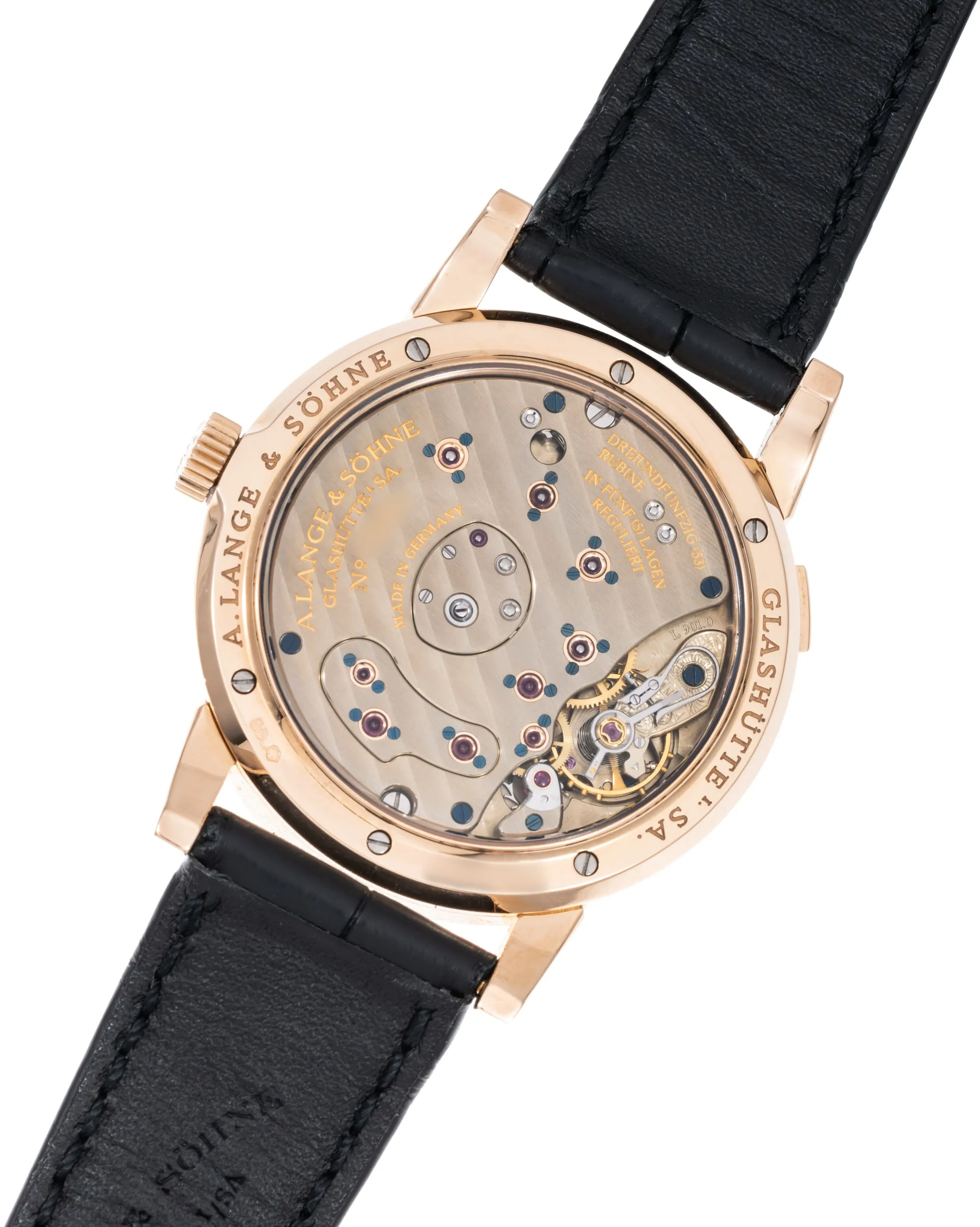 A. Lange & Söhne Lange 1 40990880/AS06387 38.5mm Rose gold Silver 5