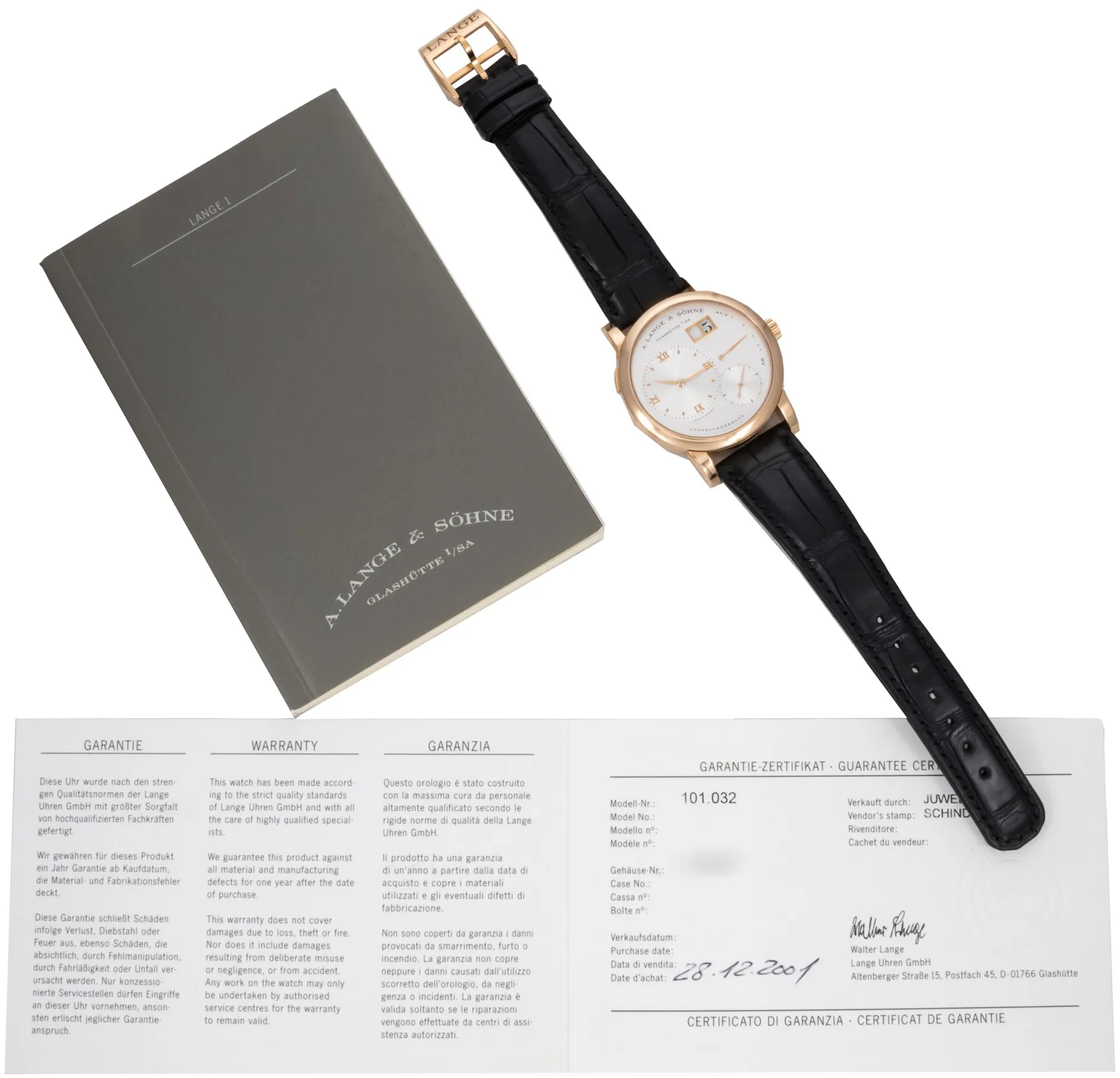 A. Lange & Söhne Lange 1 40990880/AS06387 38.5mm Rose gold Silver 6