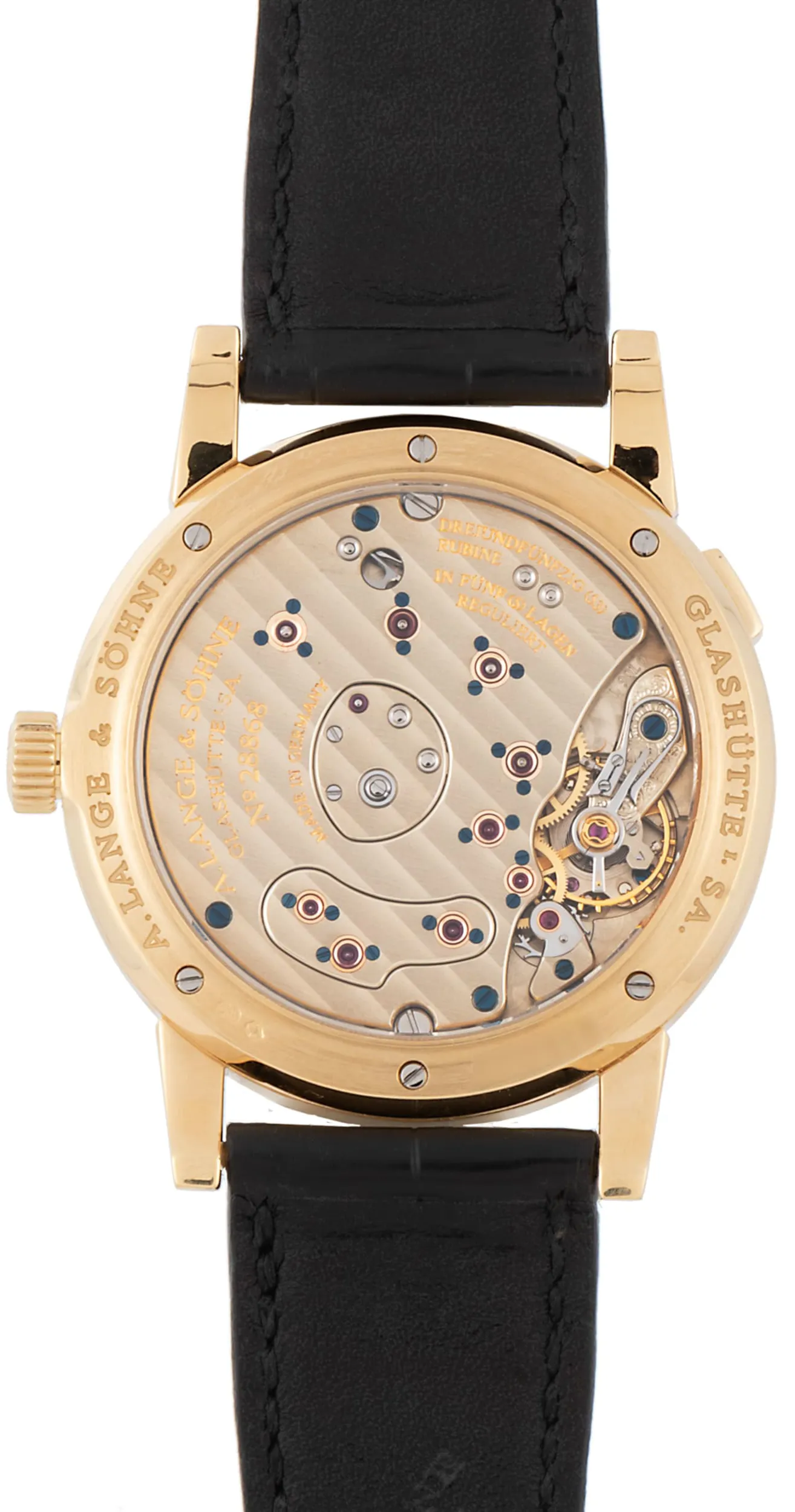 A. Lange & Söhne Lange 1 40991303/AS08349 38.5mm Yellow gold Silver 5