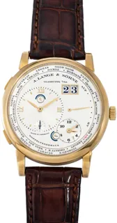 A. Lange & Söhne Lange 1 Time Zone 40990944/AS06572 Yellow gold satin silver