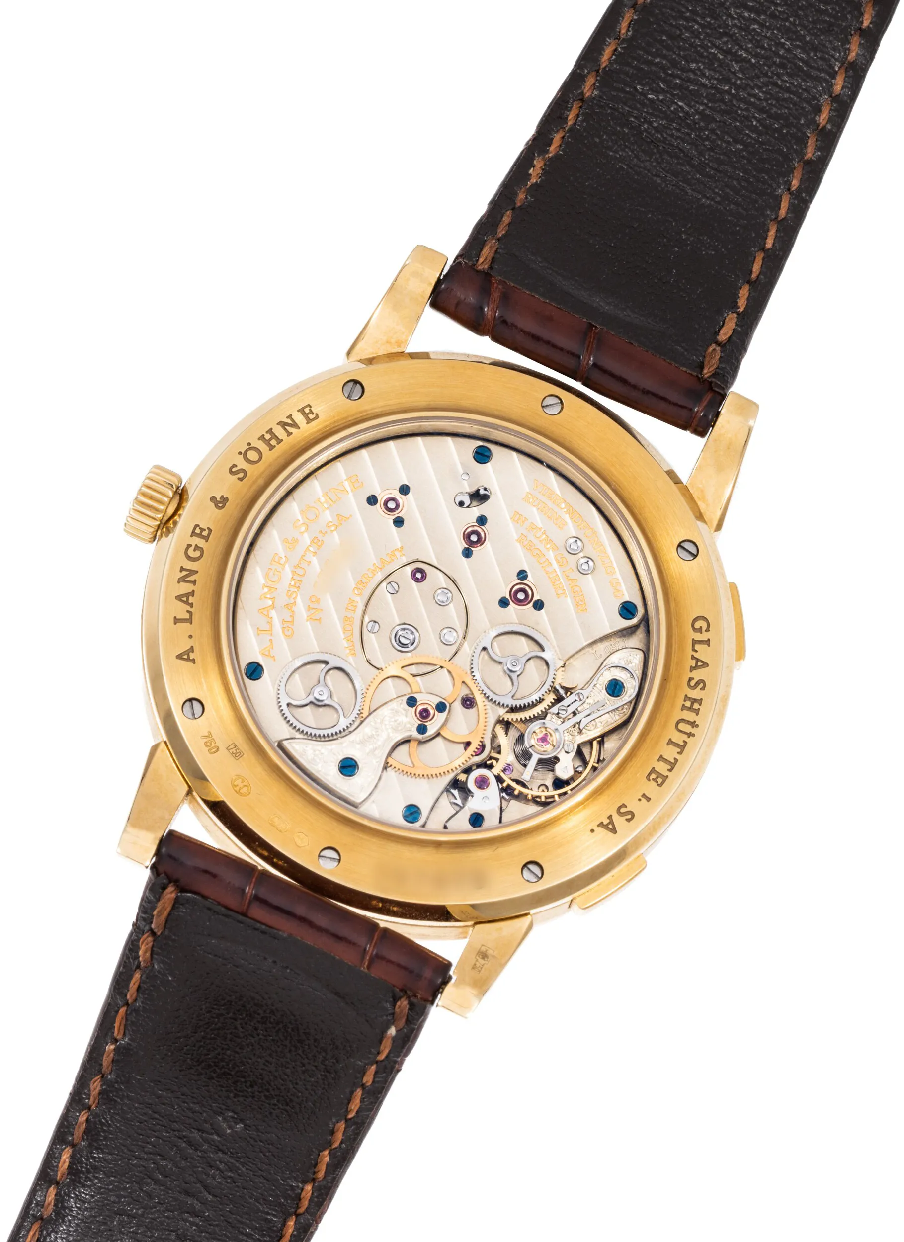 A. Lange & Söhne Lange 1 40990944/AS06572 42mm Yellow gold and 18k yellow gold Silver 5