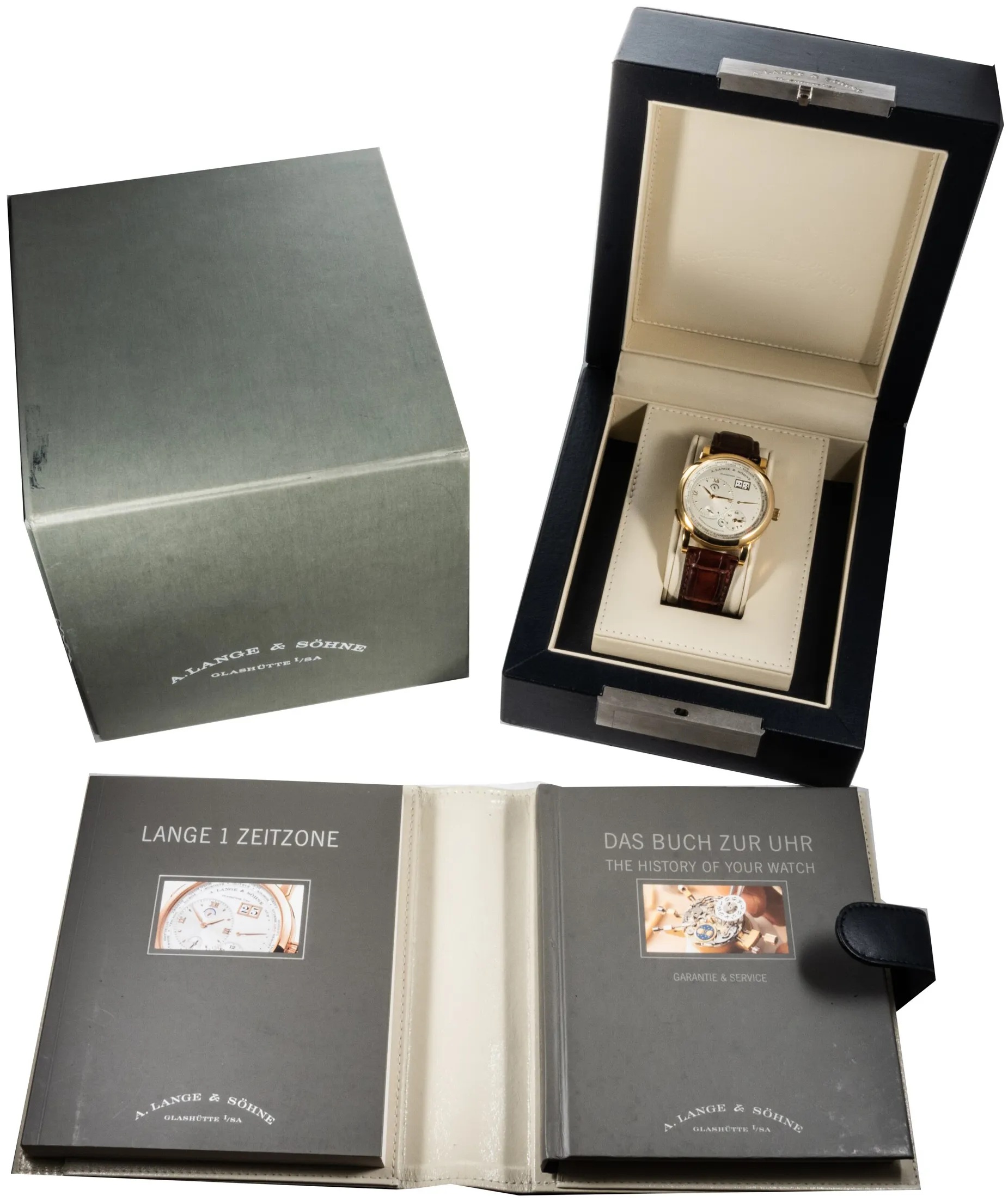 A. Lange & Söhne Lange 1 40990944/AS06572 42mm Yellow gold and 18k yellow gold Silver 6