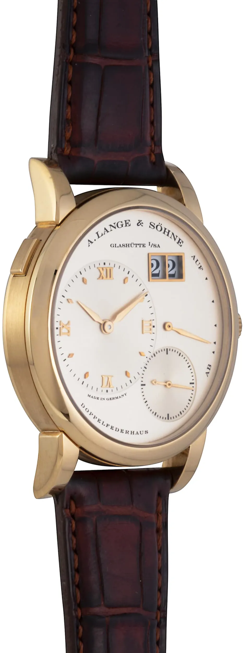 A. Lange & Söhne Lange 1 40991494/AS08806 38.5mm Yellow gold Silver 2